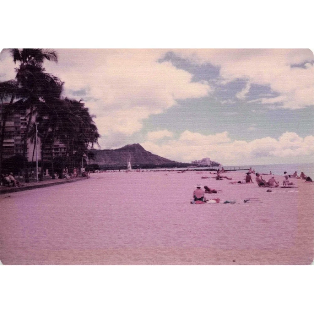 Vintage 1970s Waikiki Beach Hawaii Diamond Head Oahu Photo Lot of 11 - Picture 3 of 11